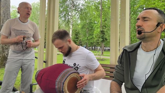 Харинама-Санкиртана в парке 17 мая, 2026 года.