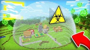 ВСЮ НАШУ ДЕРЕВНЮ ЗАКРЫЛИ НА КАРАНТИН В МАЙНКРАФТ  Компот Minecraft