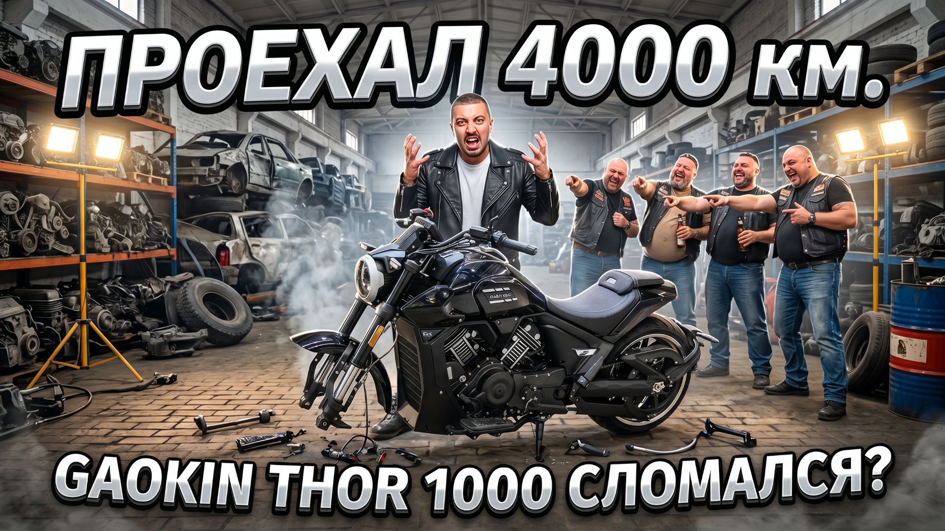 Какие проблемы вылезли у Gaokin Thor 1000 на 4.000 км? смотреть онлайн