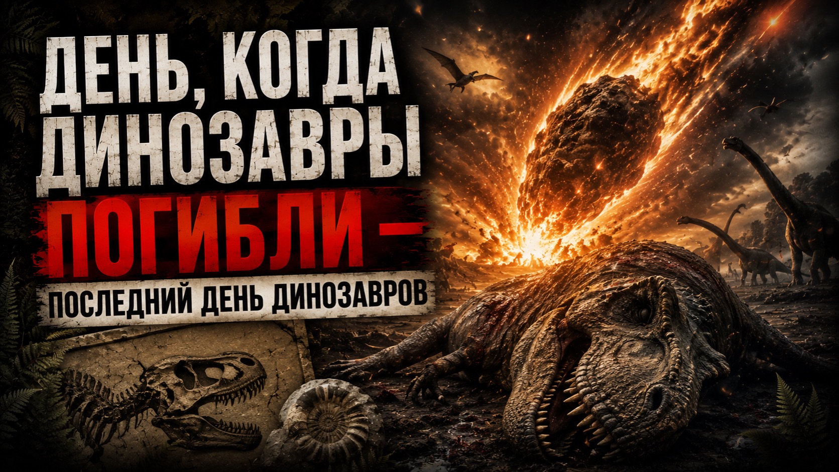 День, когда динозавры погибли — последний день динозавров | Документальный Фильм