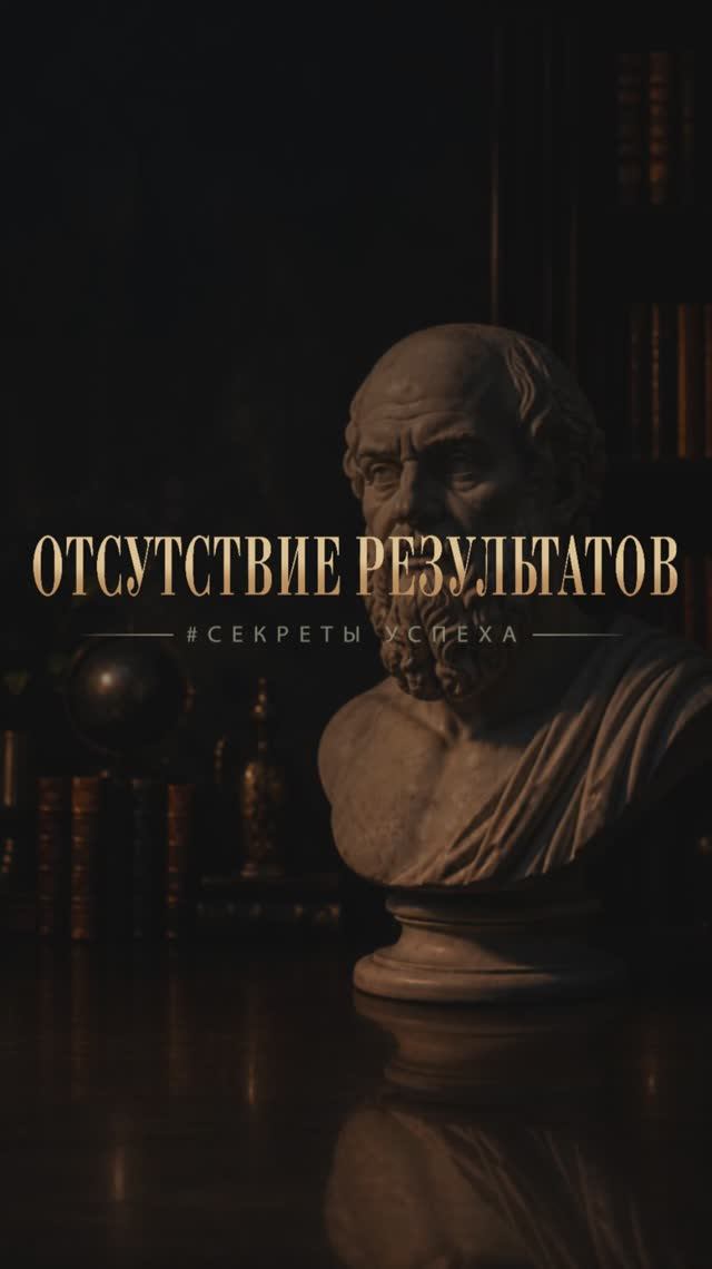 Отсутствие результатов #секреты успеха