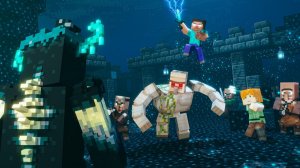 Бой против надзирателя! (анимация Minecraft)