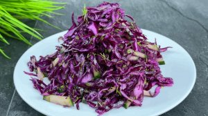 Рецепт вкусного САЛАТА! Никогда не устаю готовить его для ВСЕЙ Семьи. Сочный, Хрустящий салат !