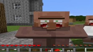 Фейковые жители хотят украсть нашу деревню в майнкрафт. Компот Minecraft