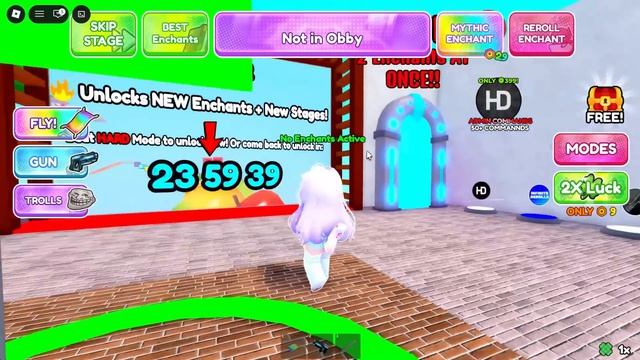 СЛУЧАЙНЫЕ ПРОКЛЯТИЯ В ОББИ! Roblox Obby But You're Enchanted