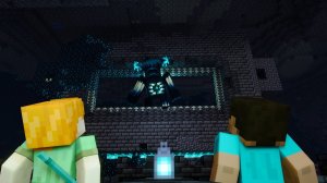 Ужасающая атака ВОЖДЯ! (Анимация Minecraft)