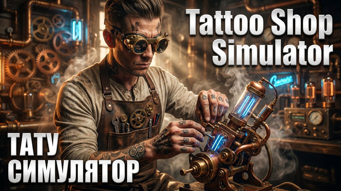 Tattoo Shop Simulator - СИМУЛЯТОР ТАТУ САЛОНА🕹Первый взгляд, обзор геймплей
