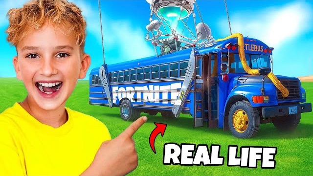 Боевой автобус из Fortnite в реальной жизни!