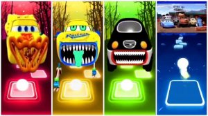 McQueen Car All Video Megamix 🆚Lighting McQueen Eater🆚McQueen Red Car 🎶 Геймплей Tiles Hop EDM Rush🎯