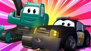 Авто Патруль -  Пожар в лесу - Автомобильный Город  🚓 🚒 детский мультфильм