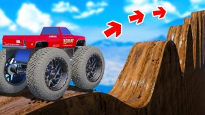 СМОЖЕТ ЛИ МОНСТР ТРАК ПРОЕХАТЬ ПО БЕЗДОРОЖЬЮ В ГТА 5  - ЭКСПЕРИМЕНТ В GTA 5