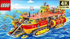 ИДЕАЛЬНОЕ морское исследовательское судно LEGO Technic! | Забавный эксперимент Lego