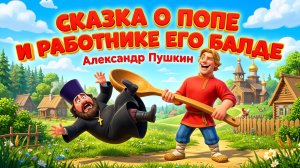 Сказка о попе и о работнике его Балде — Александр Сергеевич Пушкин   | Читать сказку Пушкина онлайн