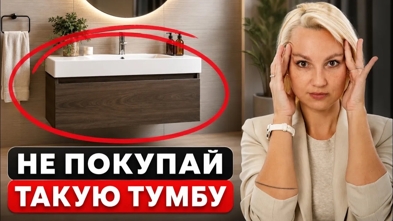 Избегайте этих тумб под раковину! Как выбрать ХОРОШУЮ тумбу