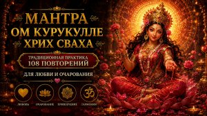 Мантра Ом Курукулле Хрих Сваха: традиционная практика 108 повторений для любви и очарования 🙏💘