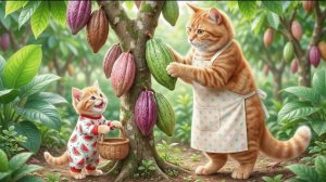 Сладкая валентинка с Джинджером, его другом и мамой-кошкой 💝🍫🐱 | Нравоучительная история