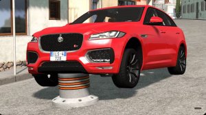 Машины против столбиков – BeamNG.Drive