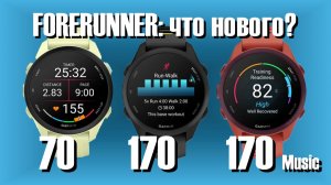 Garmin Forerunner 70 | 170 | 170 Music - экспресс обзор