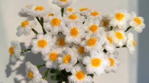 МИНИ РОМАШКИ ИЗ СИНЕЛЬНОЙ ПРОВОЛОКИ