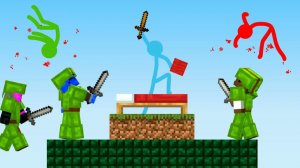 Bedwars - Анимация против Minecraft Короткометражки, эпизод 36