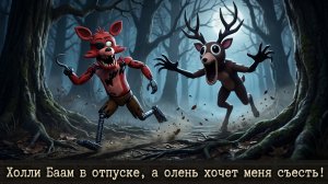 Холли Баам в Отпуске, а Олень Хочет меня Съесть! - Побег от Блогера Мод На Оленя из 99 Ночей в Лесу