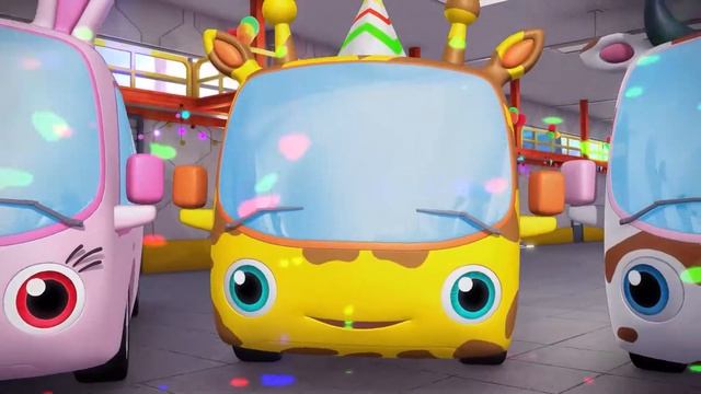 10 Маленьких Автобусов Часть 2  Обучающие мультики для детей