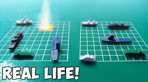 Игра в линкор с настоящими кораблями