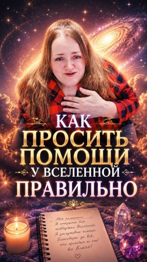 Как просить помощи у Вселенной правильно