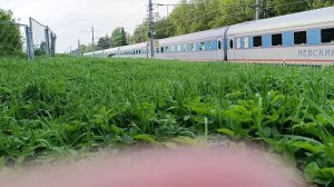 ЭП2К с поездом Санкт Петербург Москва