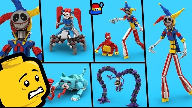LEGO Poppy Playtime: Как собрать высокий прототип, монстра Поппи и Монстра Лилли