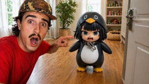 Я поймал пингвина Гугугагу у себя дома… 🐧 (В РЕАЛЬНОЙ ЖИЗНИ!) 😱