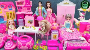 Играем в игрушки из мультика принцесса кукла Барби. Мультфильм для детей. ASMR АСМР