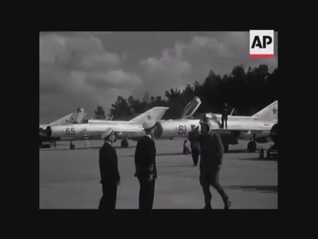 МиГ-21 234-й ГИАП, Швеция, Уппсала, весна 1967 год смотреть онлайн