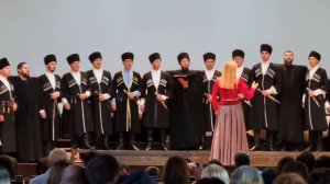 Мужской хор и О. Джанаева