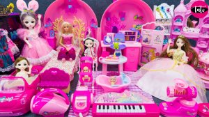 Играем в игрушки из мультика принцесса кукла Барби. Мультфильм для детей. ASMR АСМР
