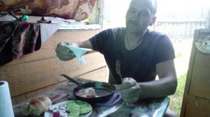 МУКБАНГ | ОБЖОРЫЧ |ЯИЧНИЦА С САЛОМ И КОЛБАСОЙ | СВЕЖИЙ ОГУРЕЦ и РЕДИСКА| ЗАВТРАК...