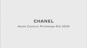 Показ женской коллекции Chanel весна-лето 2009