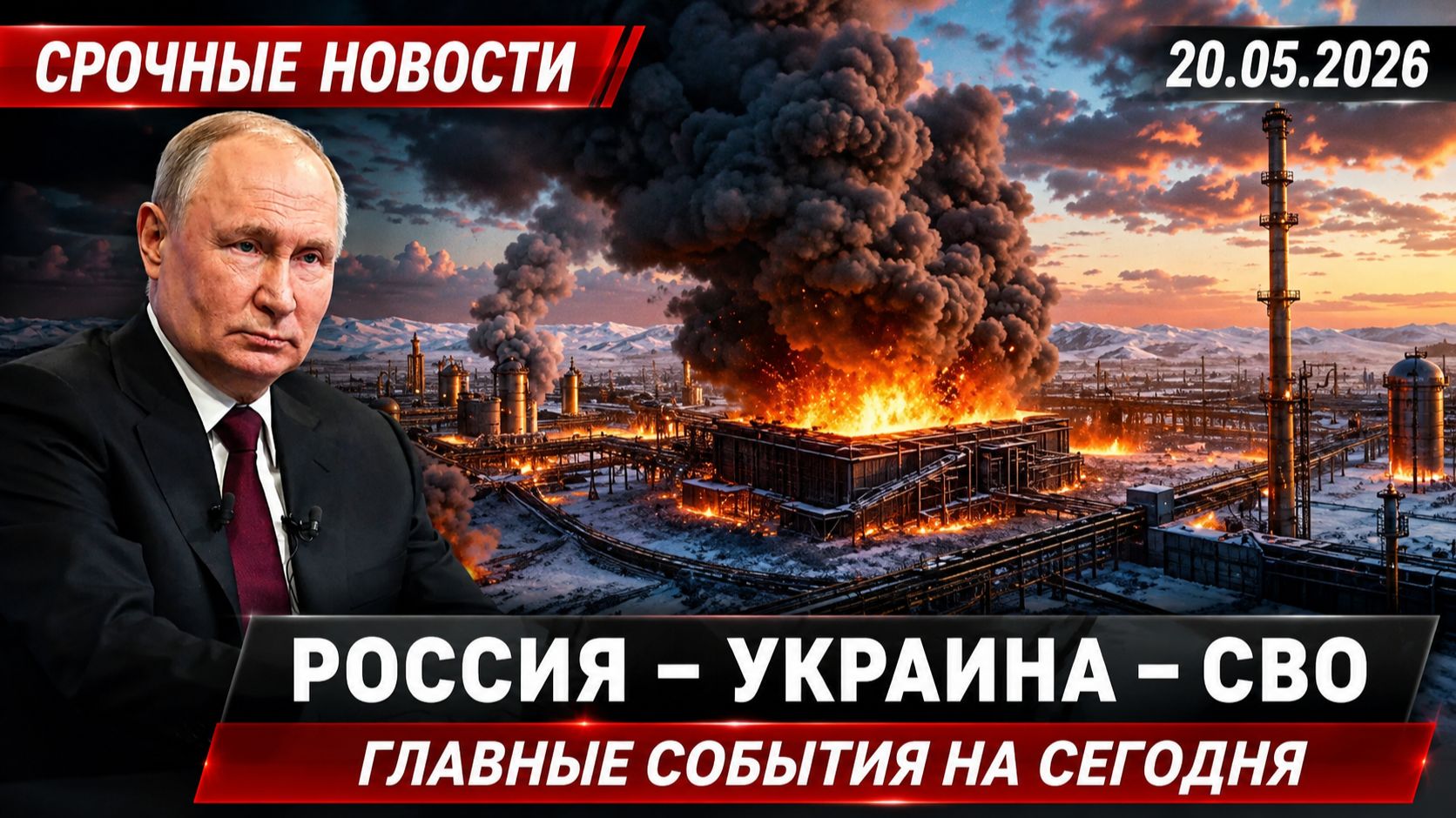 СВЕЖИЕ СРОЧНЫЕ НОВОСТИ РОССИЯ УКРАИНА СВО НА 20.05.2026!