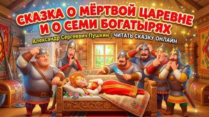 Сказка о мёртвой царевне и о семи богатырях  — Александр Сергеевич Пушкин  | Читать сказку онлайн