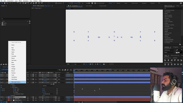 Minimal Line Motion Graphics Text Animation in After Effects - After Effects Tutorial смотреть онлайн