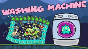 🤯НАСТОЯЩАЯ СТИРАЛЬНАЯ МАШИНА в Bad Piggies! БЕЗУМИЕ!