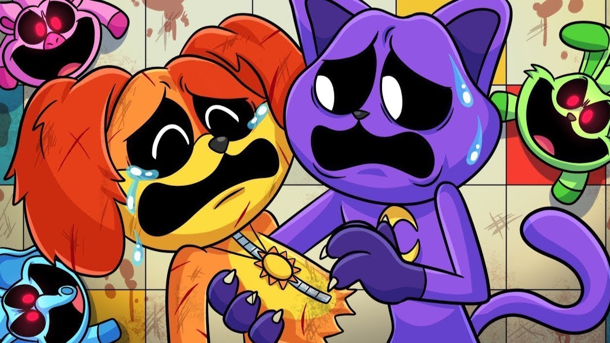 УЛЫБАЮЩИЕСЯ ТВАРИ - ИГРА НА ВЫБЫВАНИЕ!   Poppy Playtime 3 - Анимации на русском