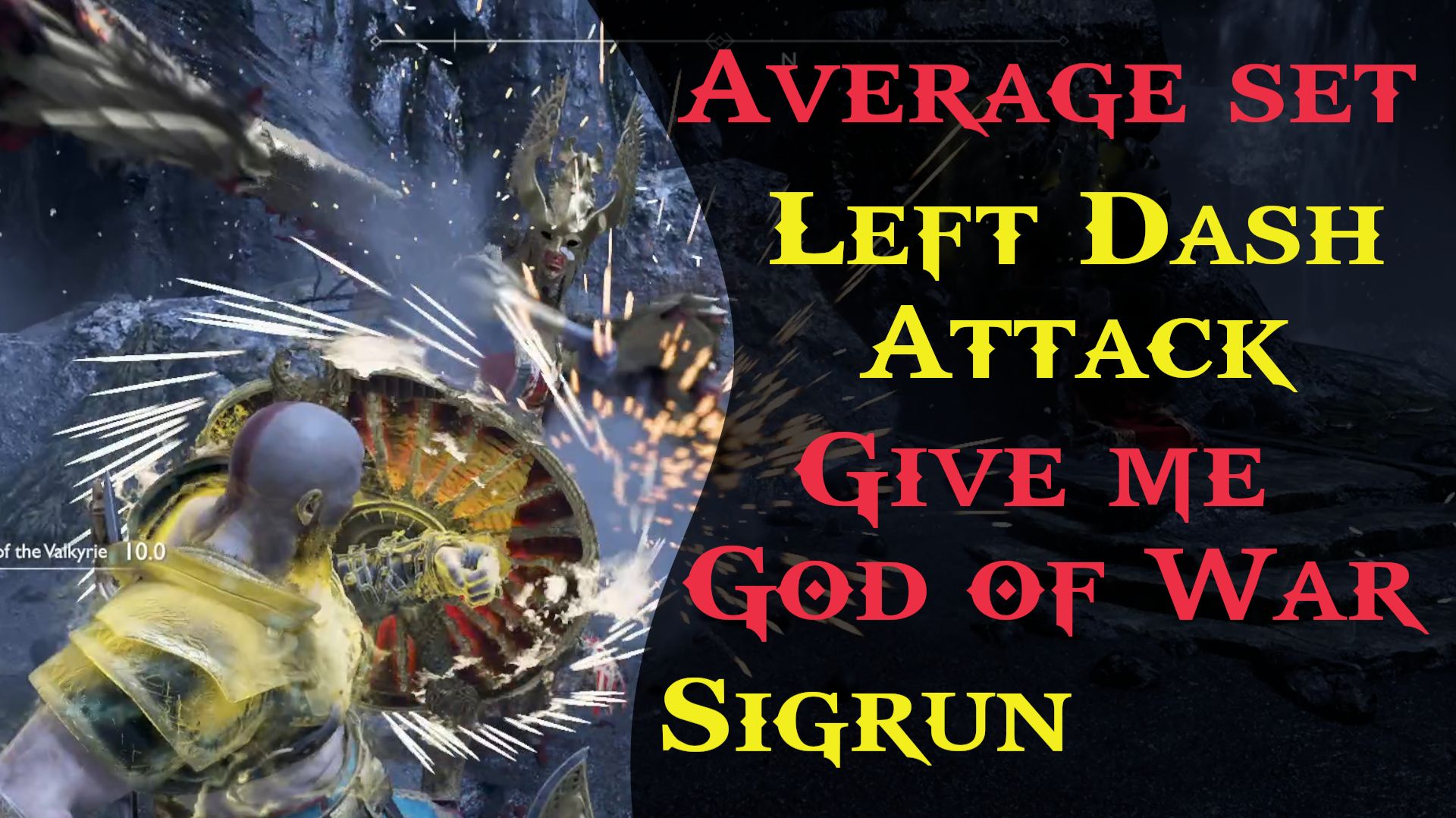 God Of War 2018 - Sigrun, Left Dash Counter Attack (GMGOW)