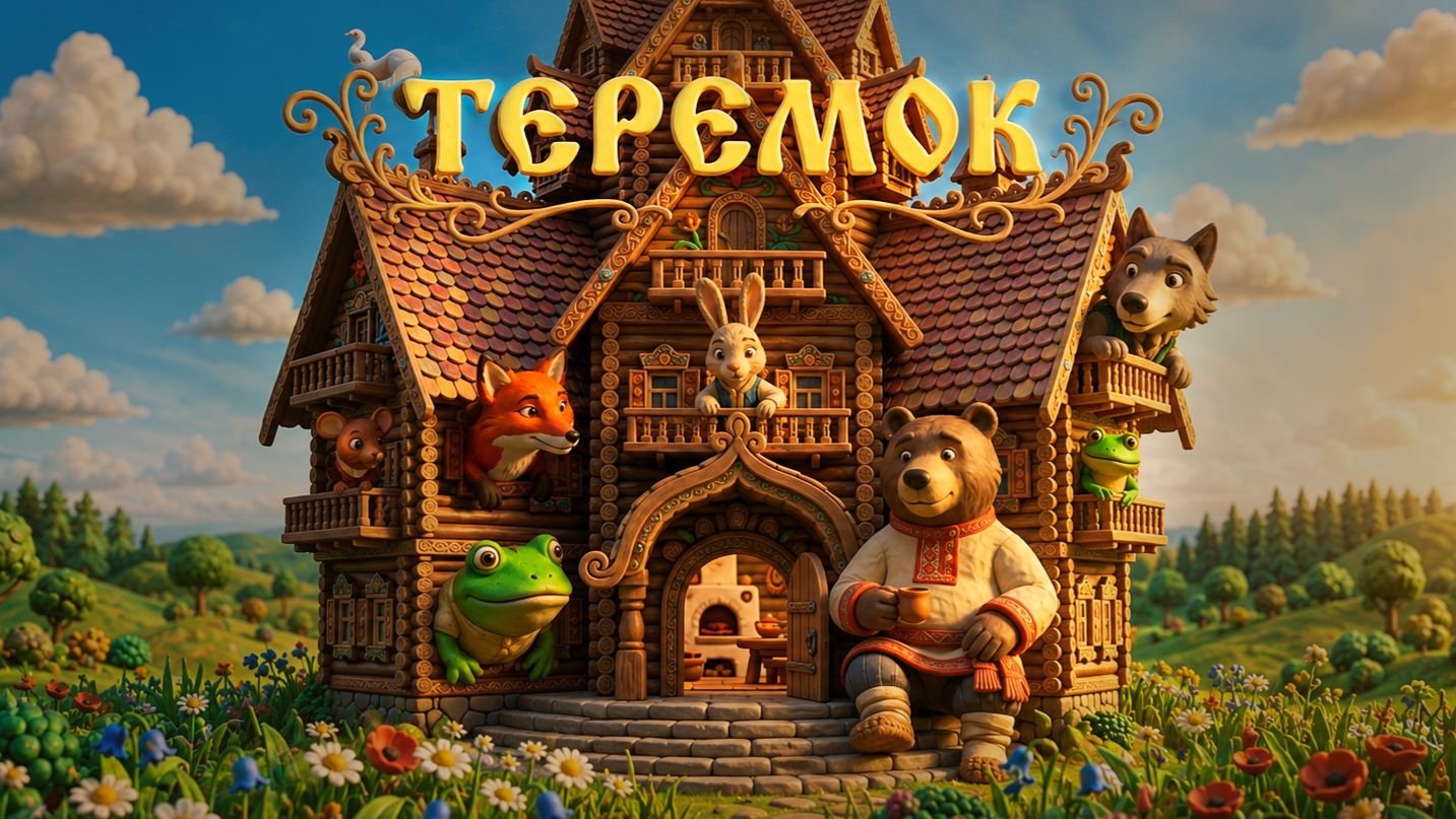 СКАЗКА ТЕРЕМОК  СКАЗКИ НА НОЧЬ  МУЛЬТОПИЯ ! ПЛАСТИЛИНОВАЯ АНИМАЦИЯ