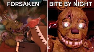 Forsaken против Bite By Night: геймплей и победа за Springtrap (Roblox)