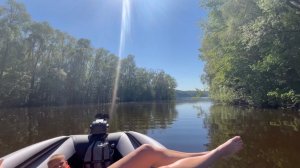 По Волге на пвх лодке RiverBoats 430 с мотором 9.9