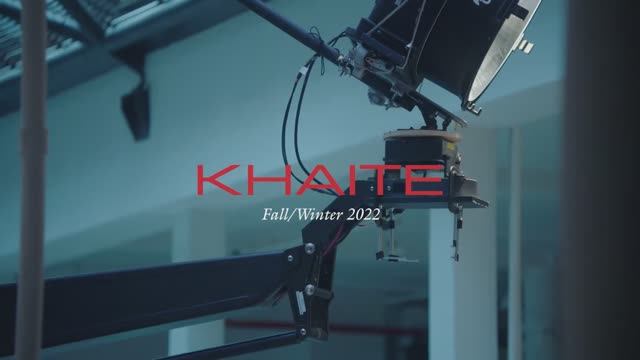 Показ женской коллекцию Khaite осень-зима 2022-2023