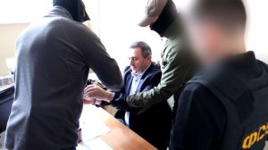 ФСБ обнародовала видео задержания экс-начальника брянских спасателей