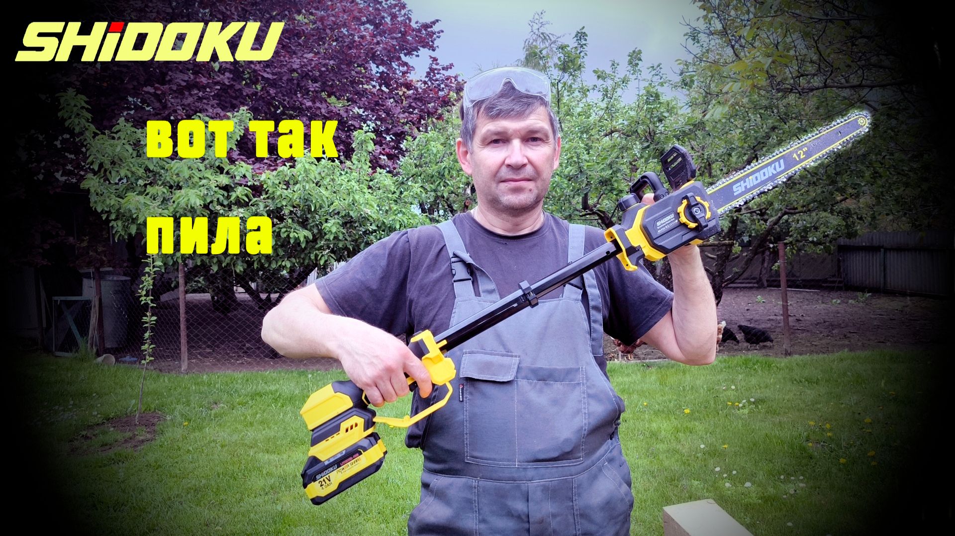 Вот так пила! SHIDOKU SH PG2 12