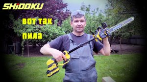 Вот так пила! SHIDOKU SH PG2 12» аккумуляторная цепная телескопическая пила.